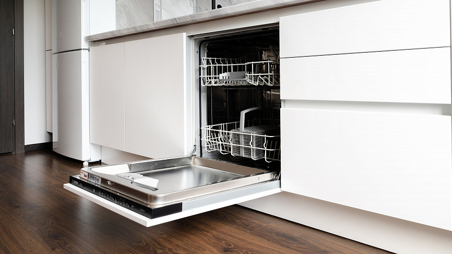 Кухня прямая Хай-тек — Фортуна белый